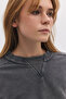 100% Cotton Basic Combed Sweatshirt - 3