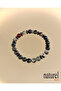Bloodstone 8mm Natural Stone Unisex Bracelet - 2