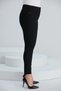 Women's Summer Large Size Cotton Trousers 1369 Black - 5