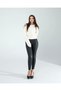 White Knitwear with Glitter Stripes - 3
