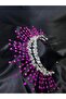 Crystal and Zircon Stone Wedding Engagement Promise Bridal Crown - 2