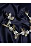 Pearl and Shiny Beaded Think Engagement Wedding Promise Special Day Bridal Crown - 5