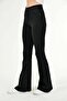 Women's Black Lycra Spanish Super High Waist Jeans Pants - 4