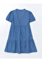 Indigo Stretch Collar Women's Jean Dress - 6
