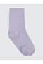 Girl's 5-Piece Sock Set 2-12 Years Lilac - 7