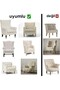 Stretch Elastic Flexible Washable Square Pattern Armchair Cover for One Person Sofa Cover Seat Cover (1 Piece) - 4