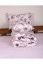 Duvet Cover Set Floral Print Rose Dust Pink Background Single (WITHOUT SHEET) - 6