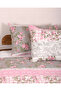 Duvet Cover Set Pink Floral Print Single (WITHOUT SHEET) - 5