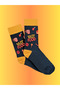 Imported Special Series Unisex Stylish Comfortable Style Fast Food Print Pattern Colorful Seamless Socks - 6