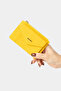 Women S Stylish Wallet Card Holder with Soft Leather Snap Closure and Zipper – Durable and Modern Accessory