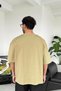 Haki Cozy Basic Soft Oversize Tişört - 4