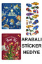 Car Sticker with Gift - Preschool Picture Books Tale - Bedtime - New Year