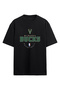 Milwaukee Basketball Black Oversize T-Shirt