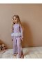 Girl's Bow Detailed Tulle Stylish Bottom Top Set Eid