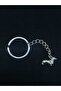 Cute Pet Model Steel Keychain with Dog Figure Daily Jewelry Accessory Durable - 3