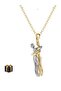 Unisex Lover Couple Necklace - Steel Hugging Gift Friend