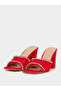 Embellished Crystal Strap High Heel Sandals - 3