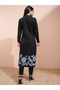 Ethnic Motifs Floral Print Regular Fit Kurta with Trousers Set - 2