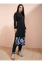Ethnic Motifs Floral Print Regular Fit Kurta with Trousers Set - 5