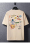 Unisex Crew Neck Oversize Cotton T-Shirt