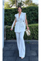 Women's Tie-Up Vest and Trousers Set White - 3
