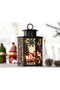 Wooden Christmas Lamp Night Light Home Lantern Decoration Lampshade (Tealight Included)