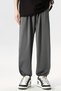Baggy Sweatpants Men Women Gray Black Smoked - 4