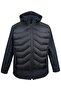 Plus Size Padded Softshell Coat Smoked