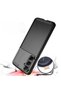 Samsung Galaxy A55 Compatible Silicone Case Carbon Pattern Camera Protection Autofocus Cover - 3