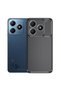 جراب سيليكون متوافق مع Realme C61 مع غطاء حماية للكاميرا بنمط الكربون والتركيز التلقائي
