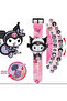 Kuromi Figure Sanrio Projection Kids Wrist Watch Digital 24 Pieces
