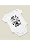 Just a Man Who Loves His Mother Written Cotton Soft Unisex Snap Body Bodysuit - 2