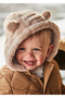 Baby Boy Fur Hooded Sports Winter Coat - 2