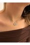 Women's Gold Starfish Openable Pendant Pearl Detailed Steel Necklace - 4