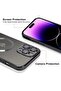 Case for iPhone 14 Pro Max with Camera Lens Protector, MagSafe, Anti-Scratch, Shockproof, Black - 3