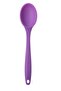 Large Size Fireproof Non-Stick Silicone Spoon Set 5 Pieces – Silicone Spoon Anthracite Red Purple Yellow Green - 4