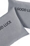 غطاء وسادة مدخن مكون من قطعتين مطبوع عليه Good Luck - 6