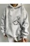 Unisex Sweatshirt Oversize Cotton Casual It's a Piece of Clothing That Can Be Worn at Home or Outdoors Without Embarrassment. Sweatshirt