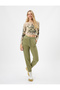 Jogger Sweatpants - Elastic Waist and Lace-Up Pocket Detail - 2