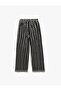 Elastic Waist Cotton Brodeled Trousers - 2