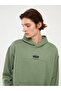 Lcw Casual Green Long Sleeve Printed Men's Thick Hoodie - 2