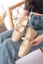 Stl-108 Buckle Ballerina Daily Women's Shoes Home Ballerinas - 3