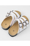 صندل Mark & Mia Hook & Loop ذو إغلاق بخطاف وحلقة - أبيض - 8