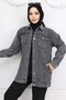 Hijab Denim Jacket Gray 704 - 4