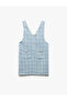 V-Neck Pocket Detail Cotton Blend Tweed Dress