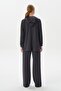 Modal Knitted Hooded Oversize Cardigan Smoked - 6