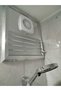 Polished Chrome Bathroom Grille with Fan Aluminum 45X45 cm Q125 Fan 145 M3 - 5