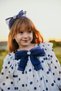 Girls' Puffy Evening Dress with Bow and Polka Dot_M2438 - 6