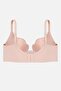 Oyster Lace Printed Bra-Unpadded Non-Padded Underwire-2822-Powder - 2