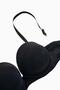 Olympos Strapless Micro Bra - Double Push Up, Extra Padding - Basic - 2536 - Black - 4